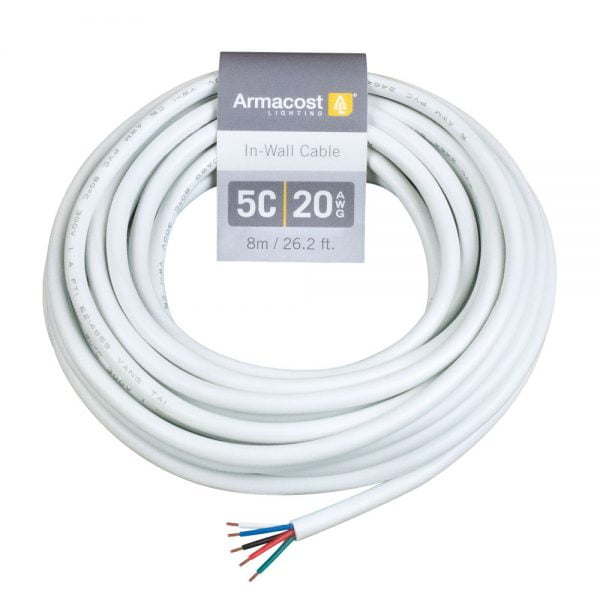 5C 20AWG In-Wall Cable (26 ft. / 8m)