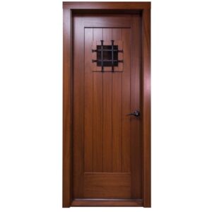 Rustic Square Wood  Wine Cellar Door