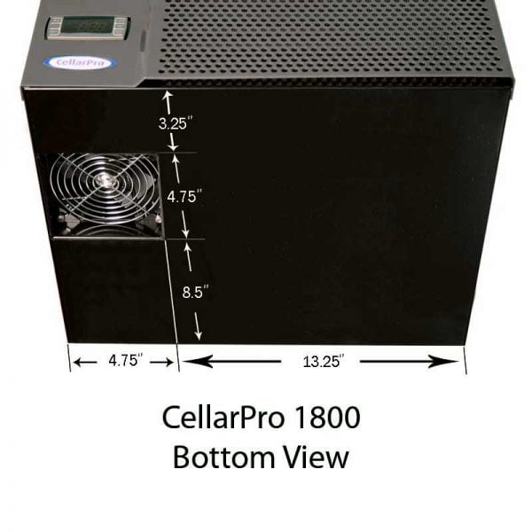 CellarPro 1800XTx 220V 50/60 Hz Cooling Unit #1870
