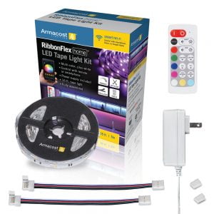 RibbonFlex Home 16ft. RGB+W Smart LED Tape Light Kit