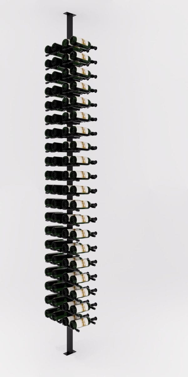 Vino Pins Post Kit: Two-Sided Label Forward Floating Wine Rack (40-80 bottles) - Image 20