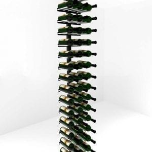 Vino Rails Post Kit: Single-Sided Cork Forward Floating Wine Rack (20-60 bottles)