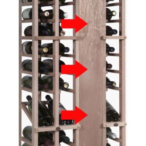 Premium Mahogany -Wide Filler Strips for Wine Racks