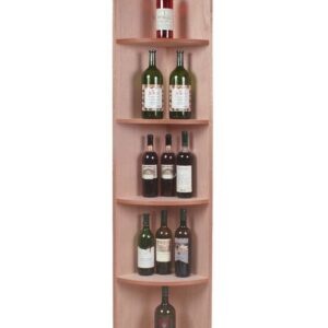 Premium Mahogany – Quarter Round Corner Wine Display