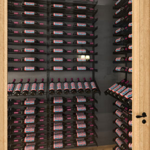 Evolution Wine Wall 15 1C (wall mounted metal wine rack)