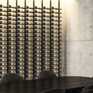 Helix Single 30 (minimalist wall mounted metal wine rack kit)
