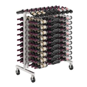  W Series Double Sided Island Display Rack Presentation Row 3