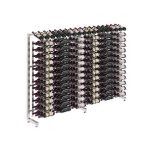  W Series Single Sided Island Display Rack Presentation Row 4