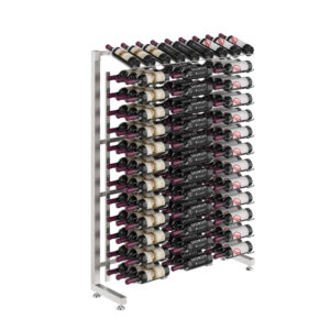 W Series Single Sided Island Display Rack Presentation Row 4