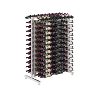  W Series Double Sided Island Display Rack Presentation Row 4