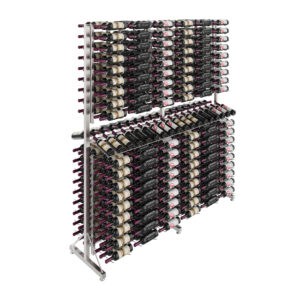  W Series Double Sided Island Display Rack Presentation Row 7
